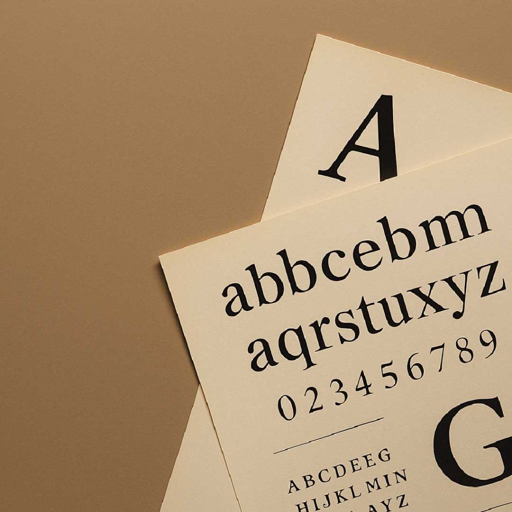 importanta fontului in identitatea vizuala